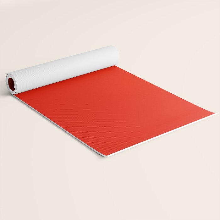 Pink Color Block Cat Yoga Mat Gallery Image 2