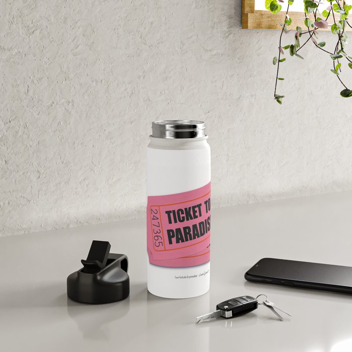 Two Tickets To Paradise Water Bottle Gallery Image 4