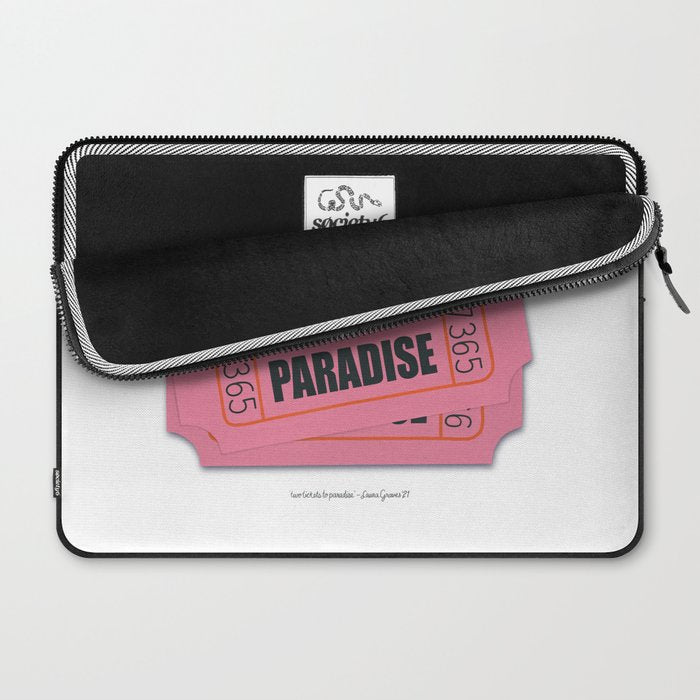 Two Tickets To Paradise Laptop Sleeve Gallery Image 2
