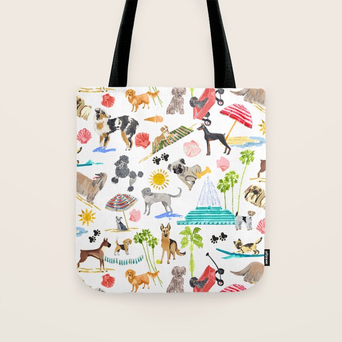 Doggie Days Tote Bag Gallery Image 1