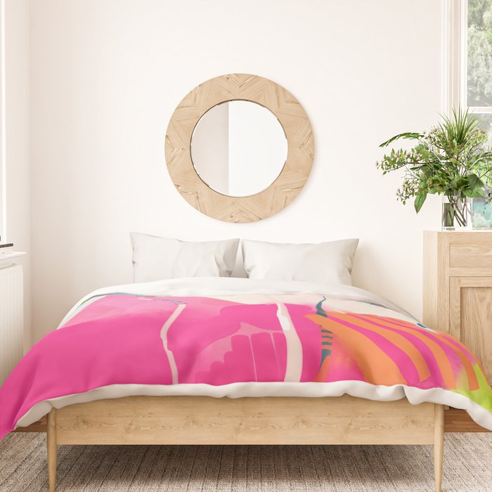 pink sky II Duvet Cover Gallery Image 3