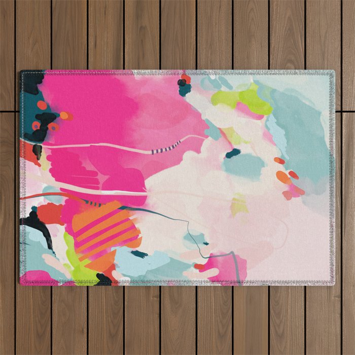 pink sky II Outdoor Rug Gallery Image 1