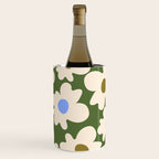 Abstract Flower Shape - Green and Blue Wine Chiller Gallery Image 3