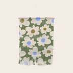 Abstract Flower Shape - Green and Blue Wall Hanging Gallery Image 1