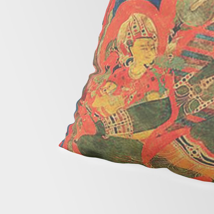 Hindu Krishna Tapestry Pillow Sham Gallery Image 4