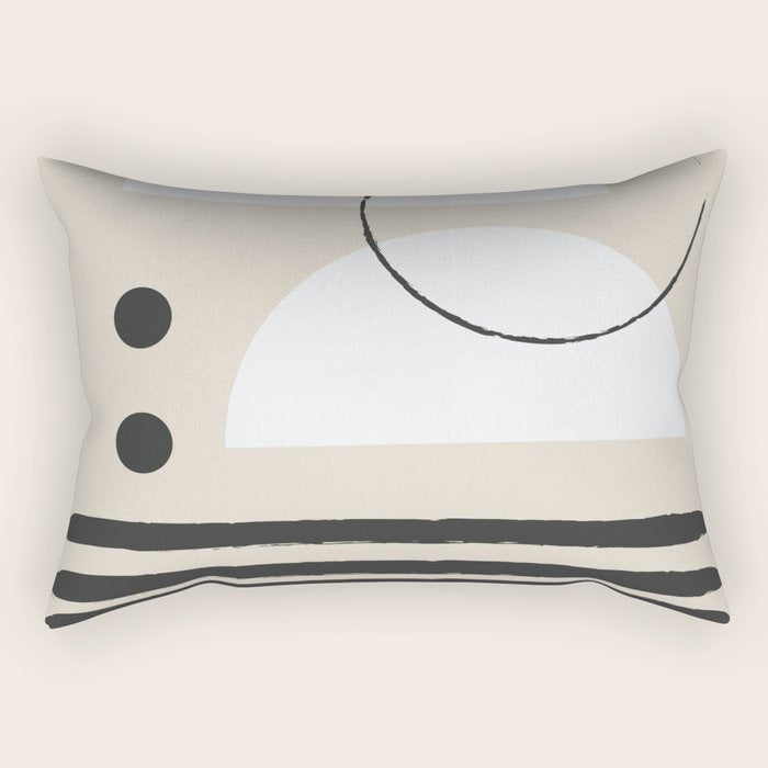 Abstract Modern Art Rectangular Pillow Gallery Image 2