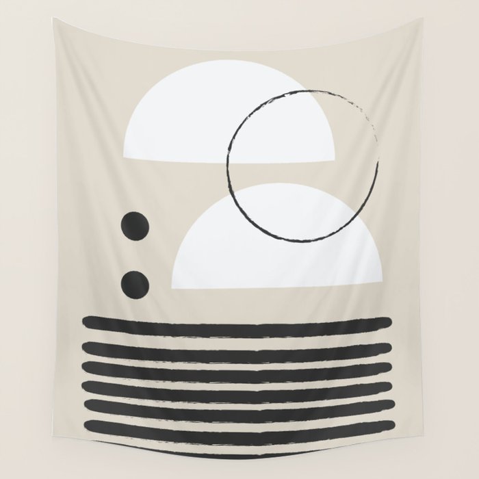 Abstract Modern Art Wall Tapestry Gallery Image 1