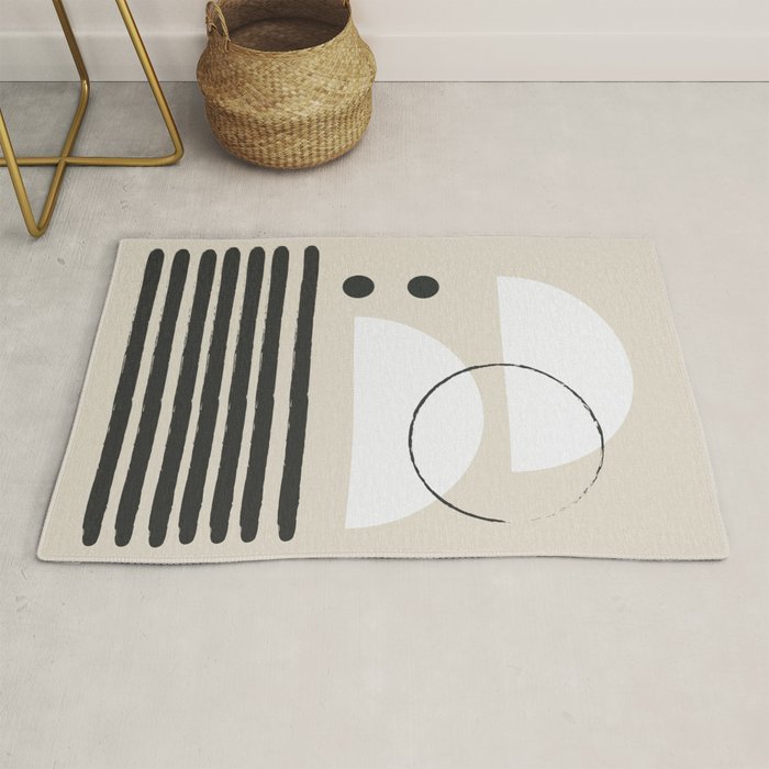 Abstract Modern Art Rug Gallery Image 1
