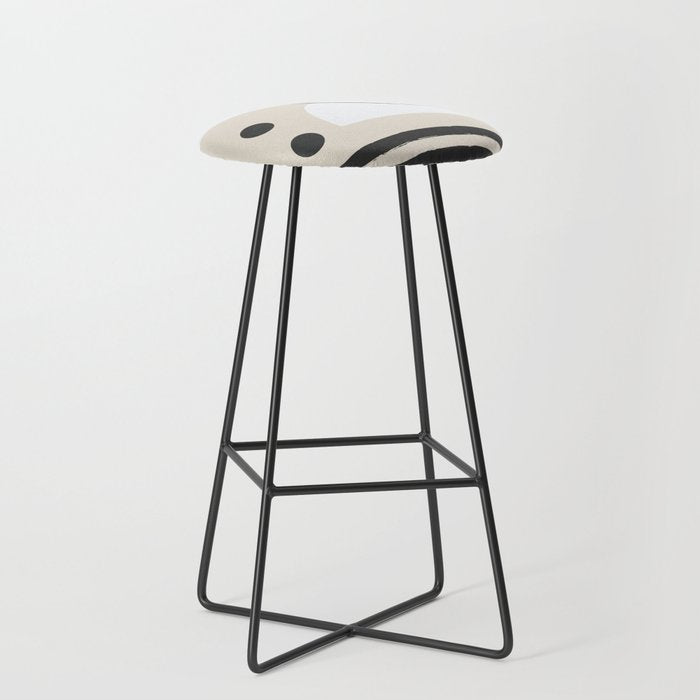 Abstract Modern Art Stool Gallery Image 1