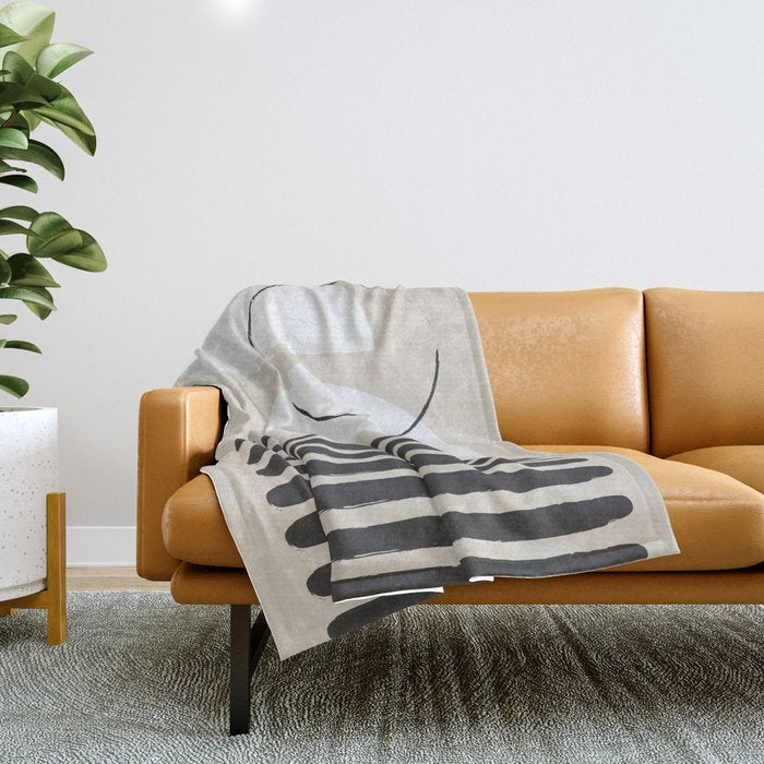 Abstract Modern Art Throw Blanket Gallery Image 1