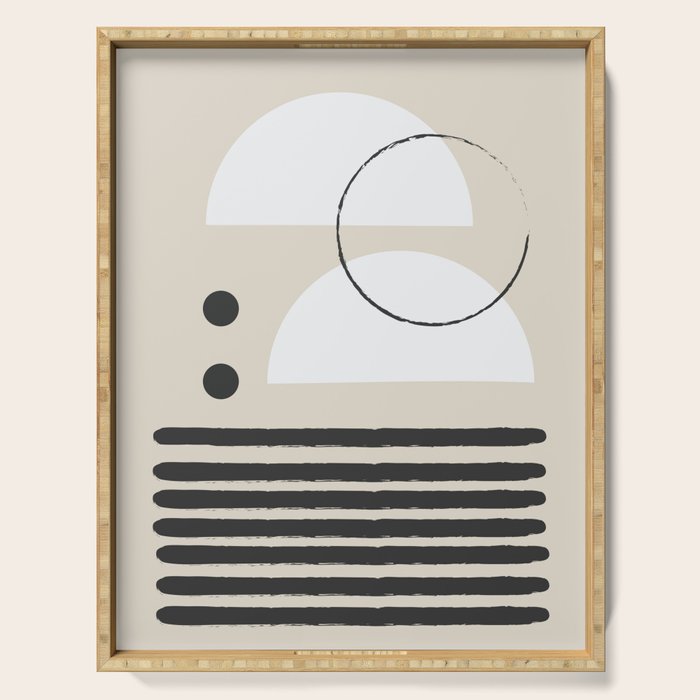 Abstract Modern Art Serving Tray Gallery Image 1