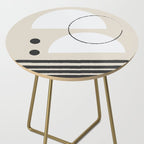Abstract Modern Art Side Table Gallery Image 2