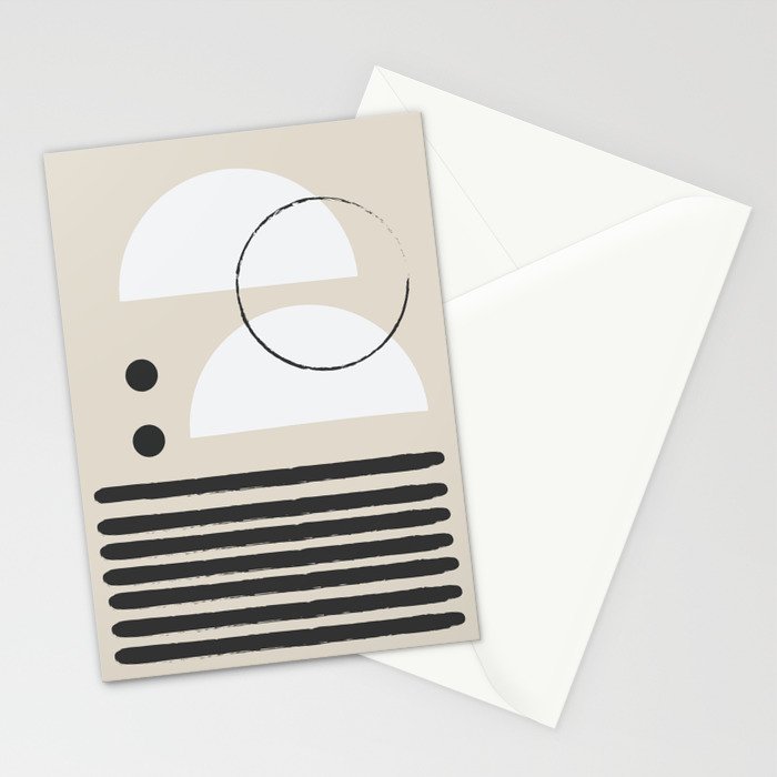 Abstract Modern Art Stationery Card Gallery Image 2