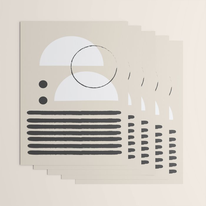 Abstract Modern Art Wrapping Paper Gallery Image 3