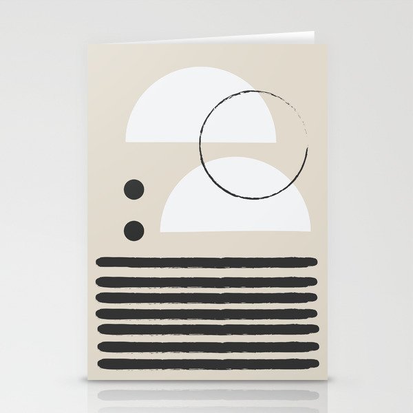 Abstract Modern Art Stationery Card Gallery Image 1