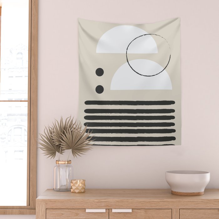 Abstract Modern Art Wall Tapestry Gallery Image 2