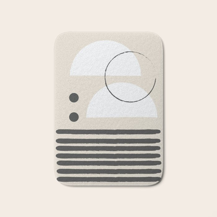 Abstract Modern Art Bath Mat Gallery Image 1