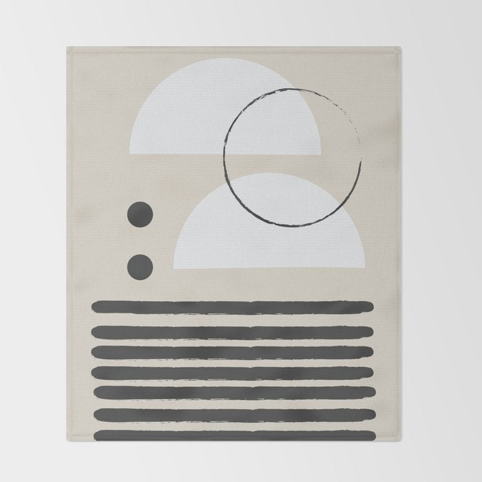 Abstract Modern Art Throw Blanket Gallery Image 2