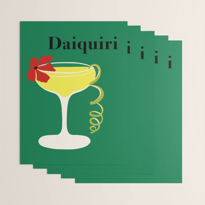 Daiquiri Cocktail  Wrapping Paper Gallery Image 3