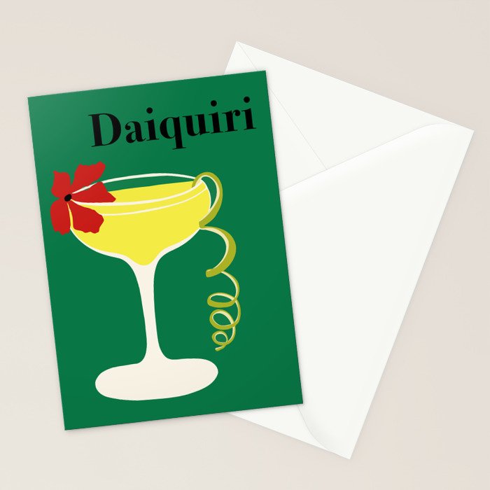 Daiquiri Cocktail  Stationery Card Gallery Image 2