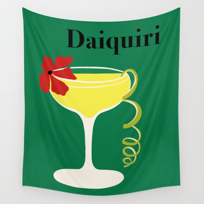 Daiquiri Cocktail  Wall Tapestry Gallery Image 4