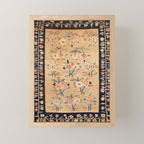Bessarabian Floral European Kilim Print Mini Art Print Gallery Image 1