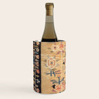 Bessarabian Floral European Kilim Print Wine Chiller Gallery Image 2