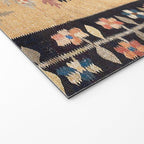 Bessarabian Floral European Kilim Print Welcome Mat Gallery Image 2