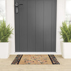 Bessarabian Floral European Kilim Print Welcome Mat Gallery Image 3