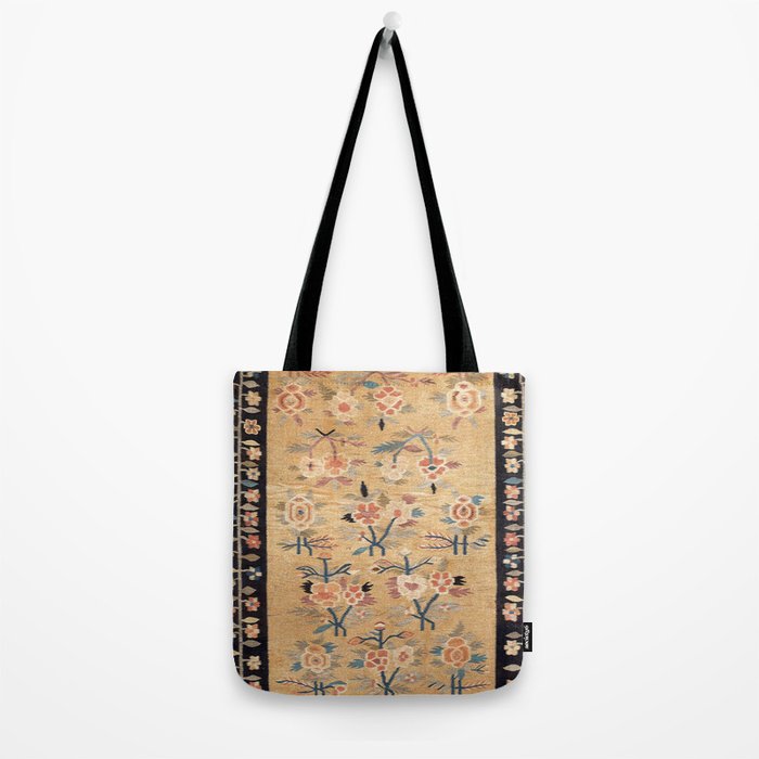 Bessarabian Floral European Kilim Print Tote Bag Gallery Image 2