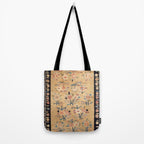 Bessarabian Floral European Kilim Print Tote Bag Gallery Image 2
