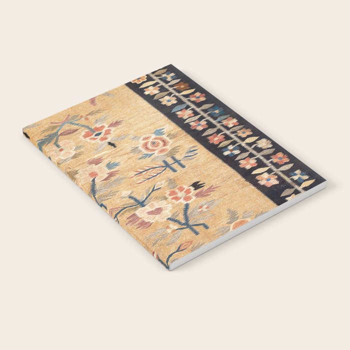 Bessarabian Floral European Kilim Print Notebook Gallery Image 2