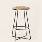 Bessarabian Floral European Kilim Print Stool Gallery Image 1