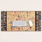 Bessarabian Floral European Kilim Print Desk Mat Gallery Image 1