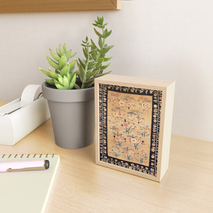 Bessarabian Floral European Kilim Print Mini Art Print Gallery Image 2