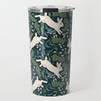 Moonlight Garden Bunnies Travel Mug Gallery Image 1