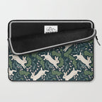 Moonlight Garden Bunnies Laptop Sleeve Gallery Image 2