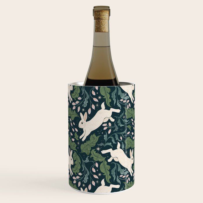 Moonlight Garden Bunnies Wine Chiller Gallery Image 3