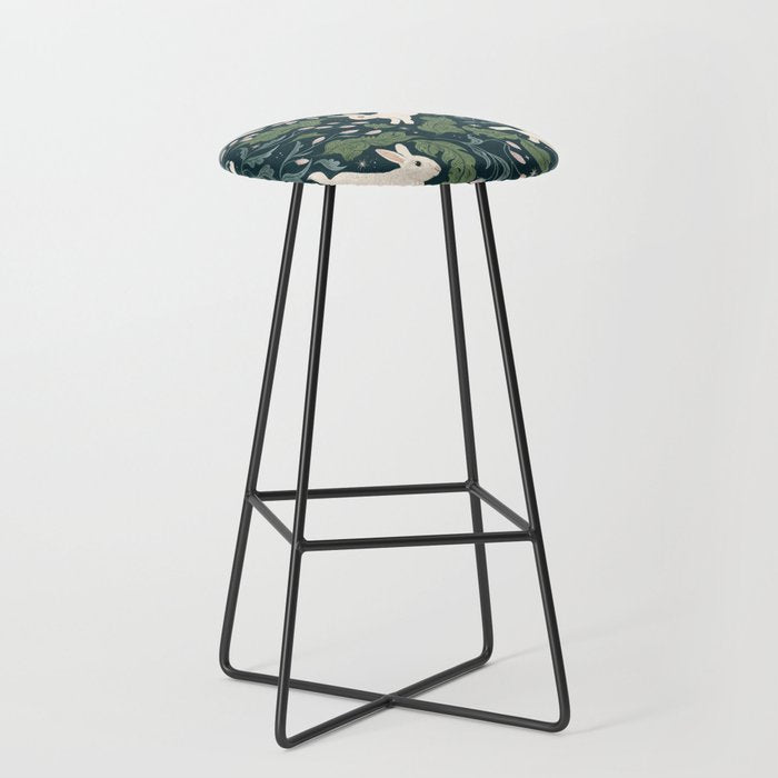 Moonlight Garden Bunnies Stool Gallery Image 1