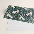 Moonlight Garden Bunnies Wrapping Paper Gallery Image 2