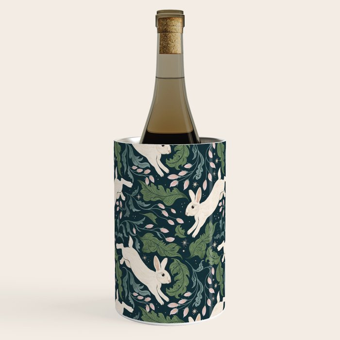 Moonlight Garden Bunnies Wine Chiller Gallery Image 2
