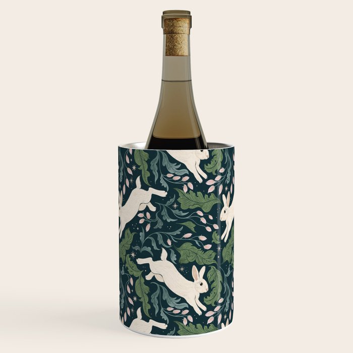 Moonlight Garden Bunnies Wine Chiller Gallery Image 1