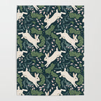 Moonlight Garden Bunnies Poster Gallery Image 4