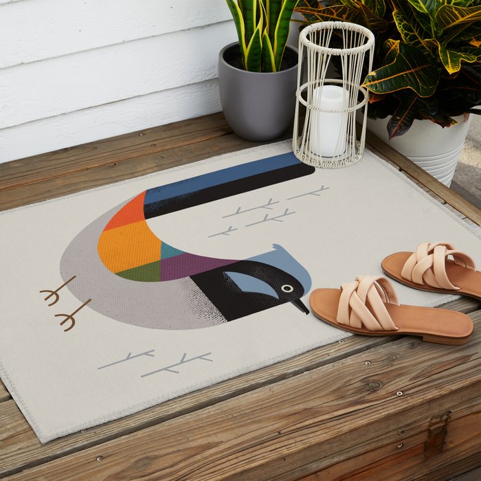 Superb Fairywren Outdoor Rug Gallery Image 2