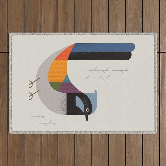 Superb Fairywren Outdoor Rug Gallery Image 1
