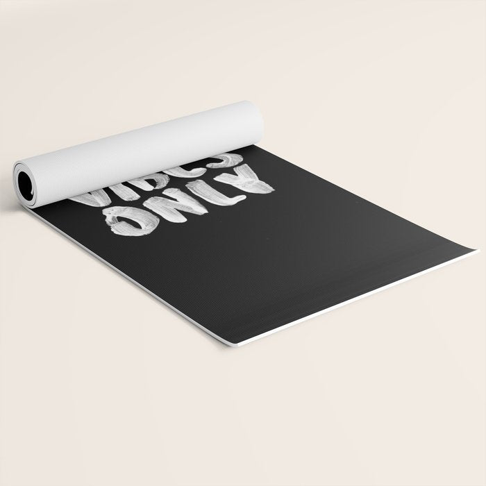 Good Vibes Only Yoga Mat Gallery Image 2