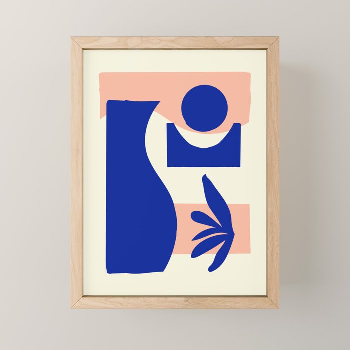Blue Jar Mini Art Print Gallery Image 1
