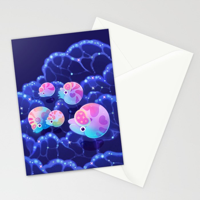 Dreaming nautilus Stationery Card Gallery Image 2
