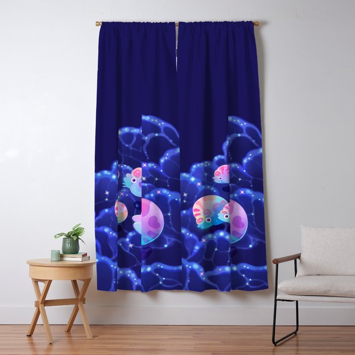 Dreaming nautilus Window Curtain Gallery Image 1