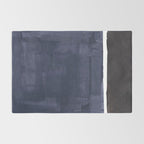 Navy Black Rothko Fun Colorful Mid Century Modern Abstract Painting Shapes Pattern Rug Gallery Image 2